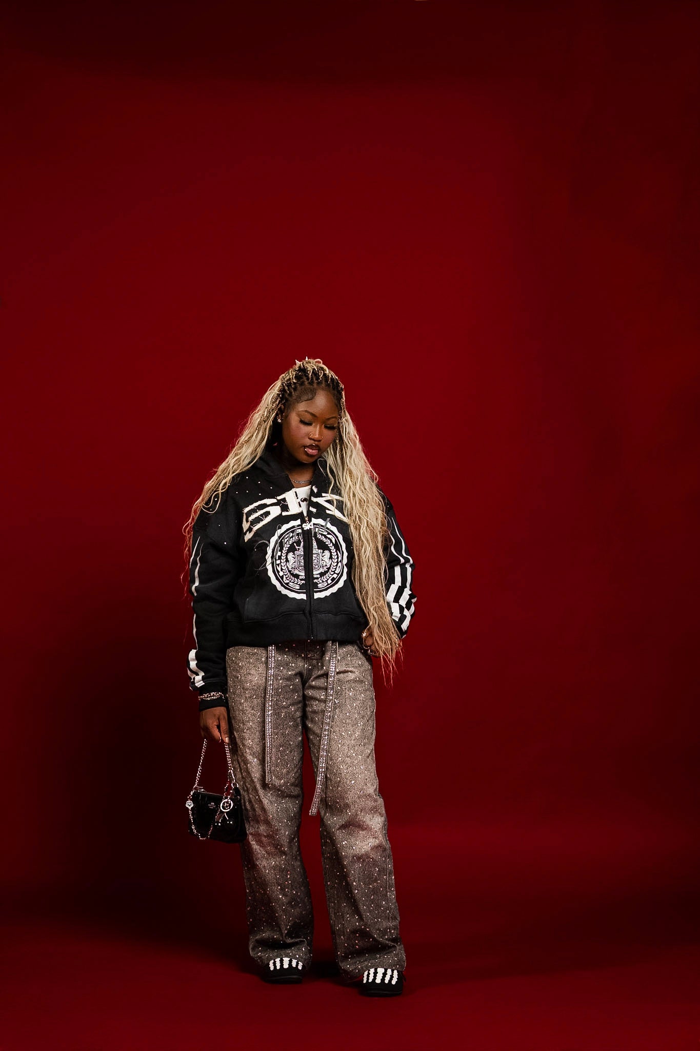 Black"Ski" jacket